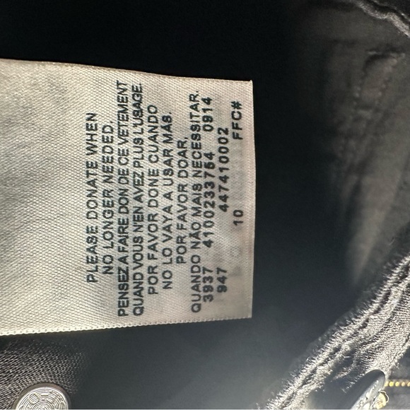 Denizen Levi's 216 Slim Fit Jeans Men's z 33x32-Classic Black Denim Stretch Low - Picture 16 of 16